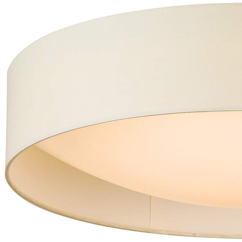 Image 3 Eglo Orme 20" Wide White LED Ceiling Light more views