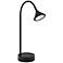 Eglo Ormond Matte Black Metal LED Desk Lamp with USB Port