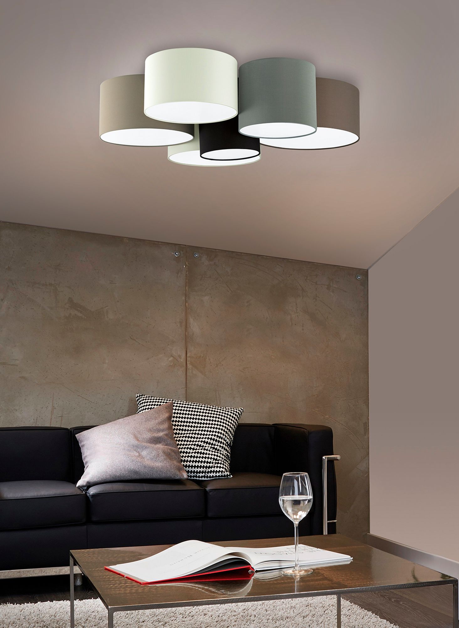 Image 5 Eglo Pastore 33 1/4" Wide White 6-Light Ceiling Light more views