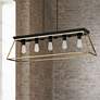 1_Eglo Paulino 11 1/2"W Brushed Gold and Matte Black Pendant