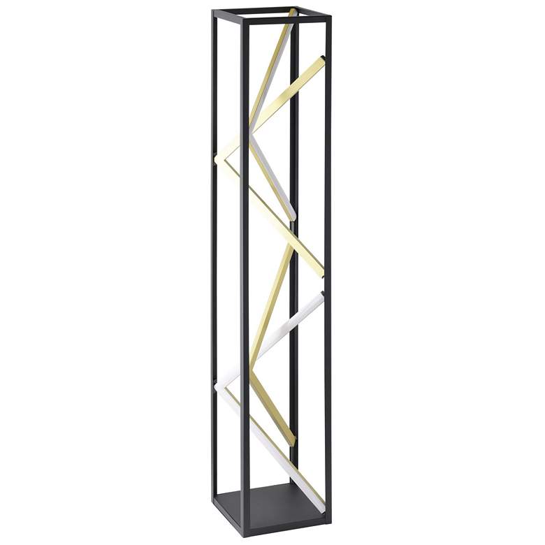 Image 2 Eglo Penela Black and Gold 3CCT LED Floo
