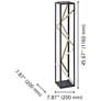 3_Eglo Penela Black and Gold 3CCT LED Floo more views
