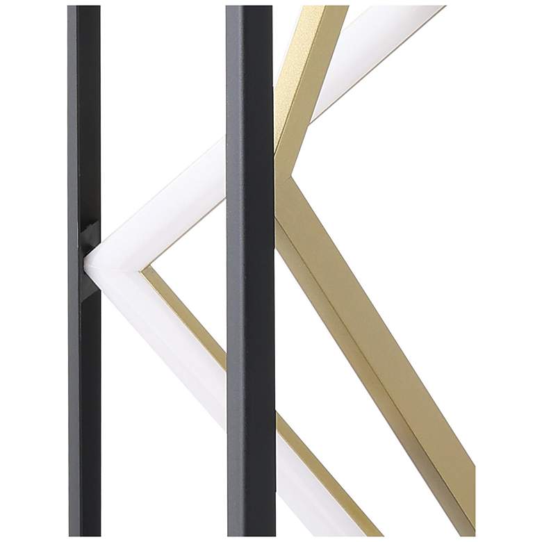 Image 5 Eglo Penela Black and Gold 3CCT LED Floo more views