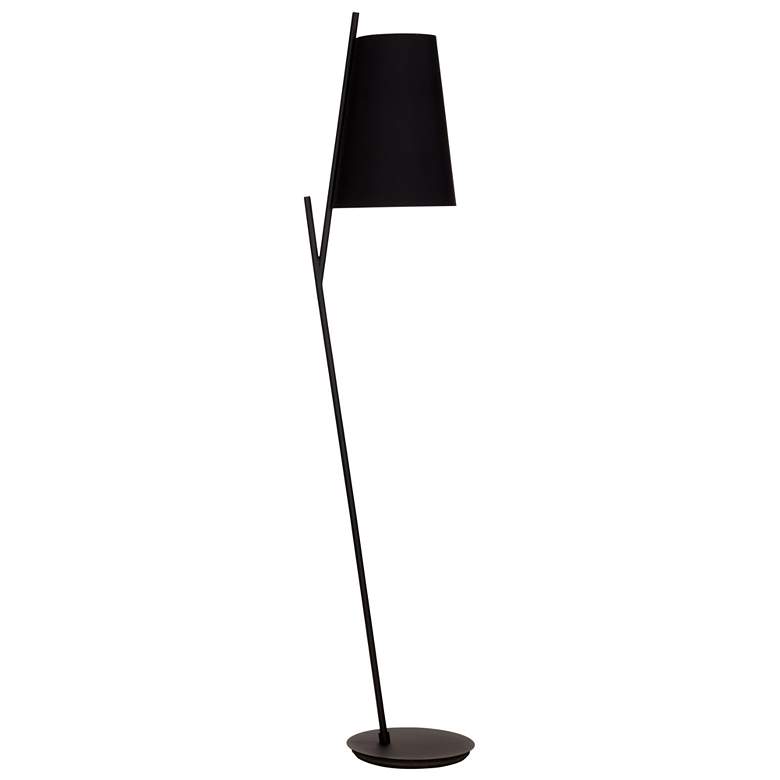 Image 1 Eglo Petrosa 68-inch Black Floor Lamp wi