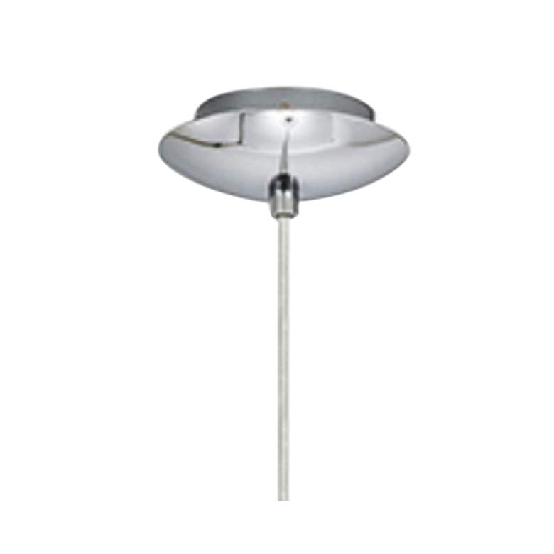 Image 3 Eglo Pinto 4 3/4" Wide Chrome and White Mini Pendant Light more views