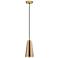 Eglo Pratella 5" Wide Brushed Gold Pendant Light