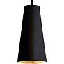 3_Eglo Pratella 5" Wide Structured Black Pendant Light more views