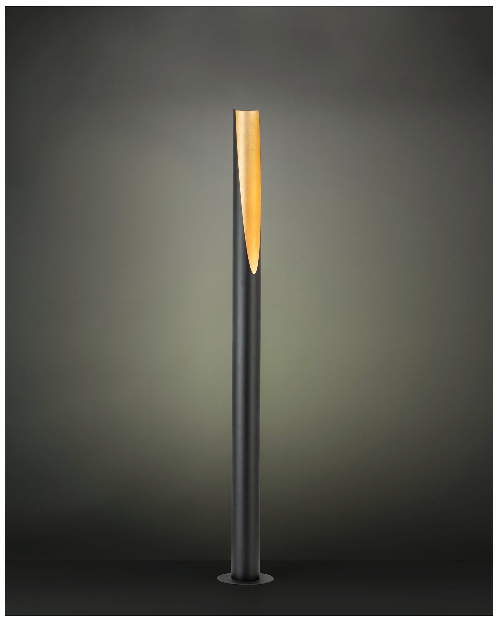 Image 4 Eglo Prebone 71-inch Black and Gold Leaf more views