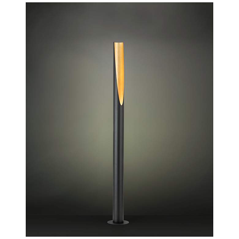 Image 4 Eglo Prebone 71-inch Black and Gold Leaf more views