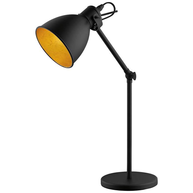 Image 2 Eglo Priddy 2 Black Metal Modern Adjustable Desk Lamp