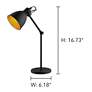 3_Eglo Priddy 2 Black Metal Modern Adjustable Desk Lamp more views