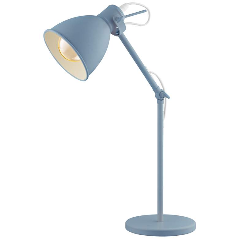 Image 1 Eglo Priddy-P Pastel Light Blue Adjustable Desk Lamp