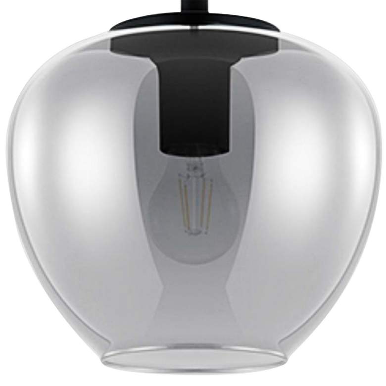 Image 2 Eglo Priorat 9 1/4" Wide Smoked Glass Mini Pendant Light more views