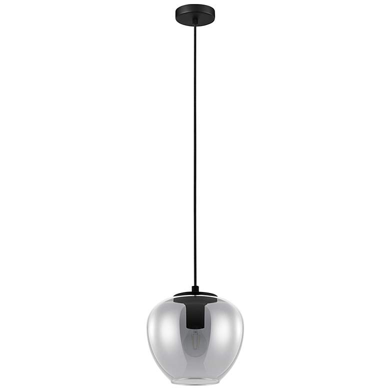 Image 4 Eglo Priorat 9 1/4" Wide Smoked Glass Mini Pendant Light more views