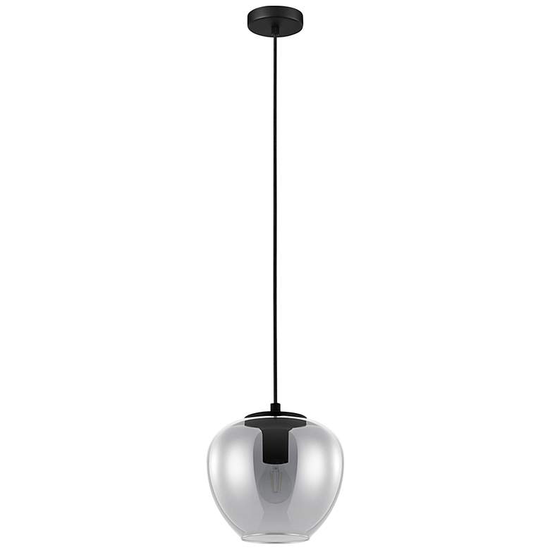 Image 4 Eglo Priorat 9 1/4 inch Wide Smoked Glass Mini Pendant Light more views