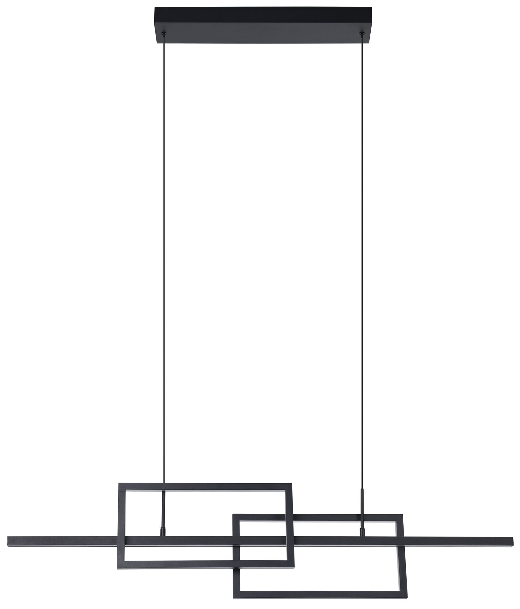 Image 3 Eglo Puebla 45 inch Black 3CCT LED Pendant Light more views