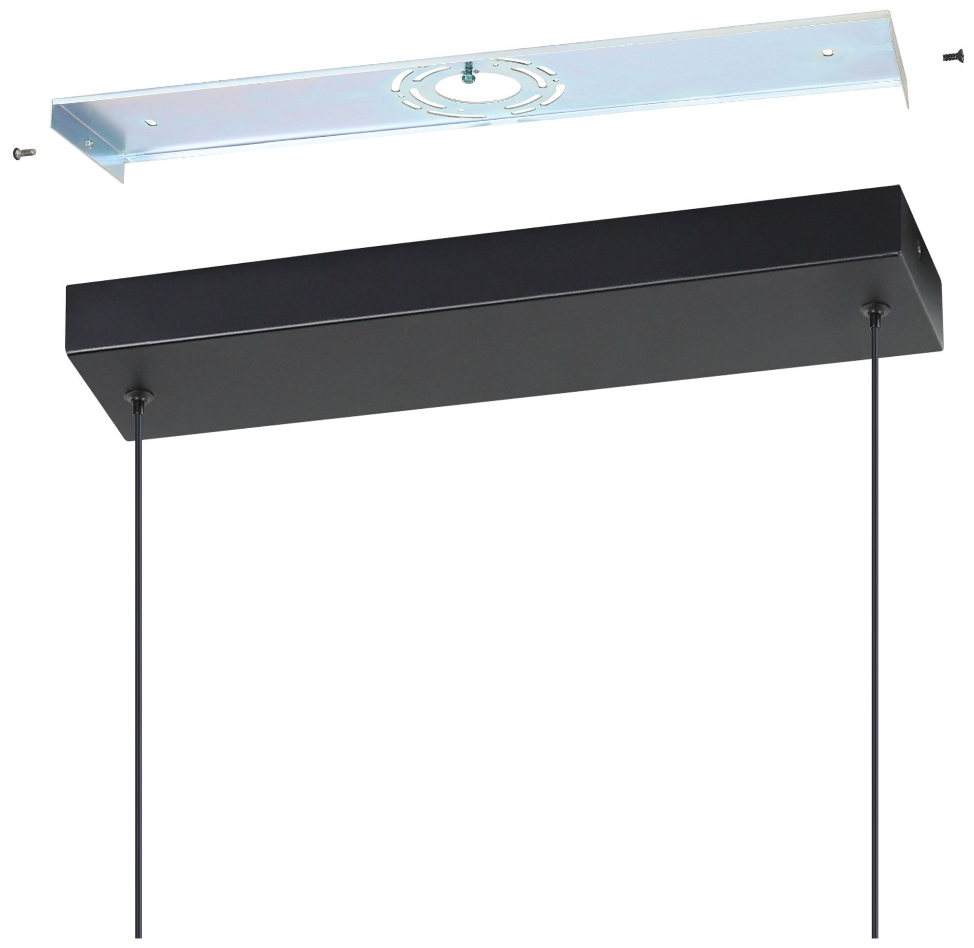 Image 5 Eglo Puebla 45 inch Black 3CCT LED Pendant Light more views