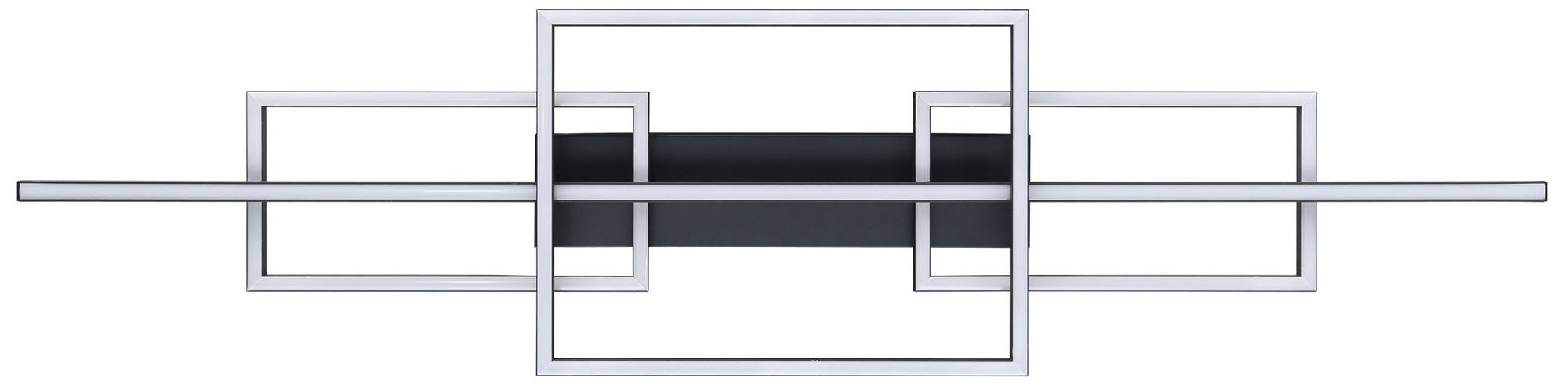 Image 3 Eglo Puebla 59-inch Black 3CCT LED Flush Mount more views