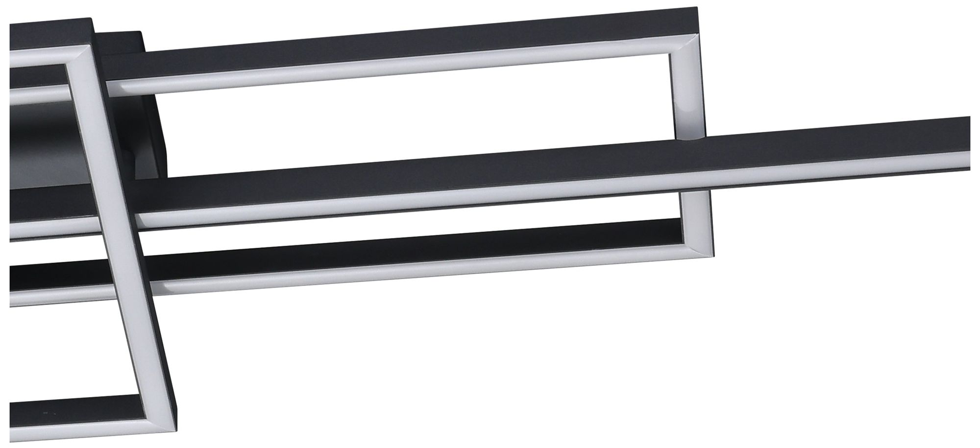 Image 4 Eglo Puebla 59-inch Black 3CCT LED Flush Mount more views