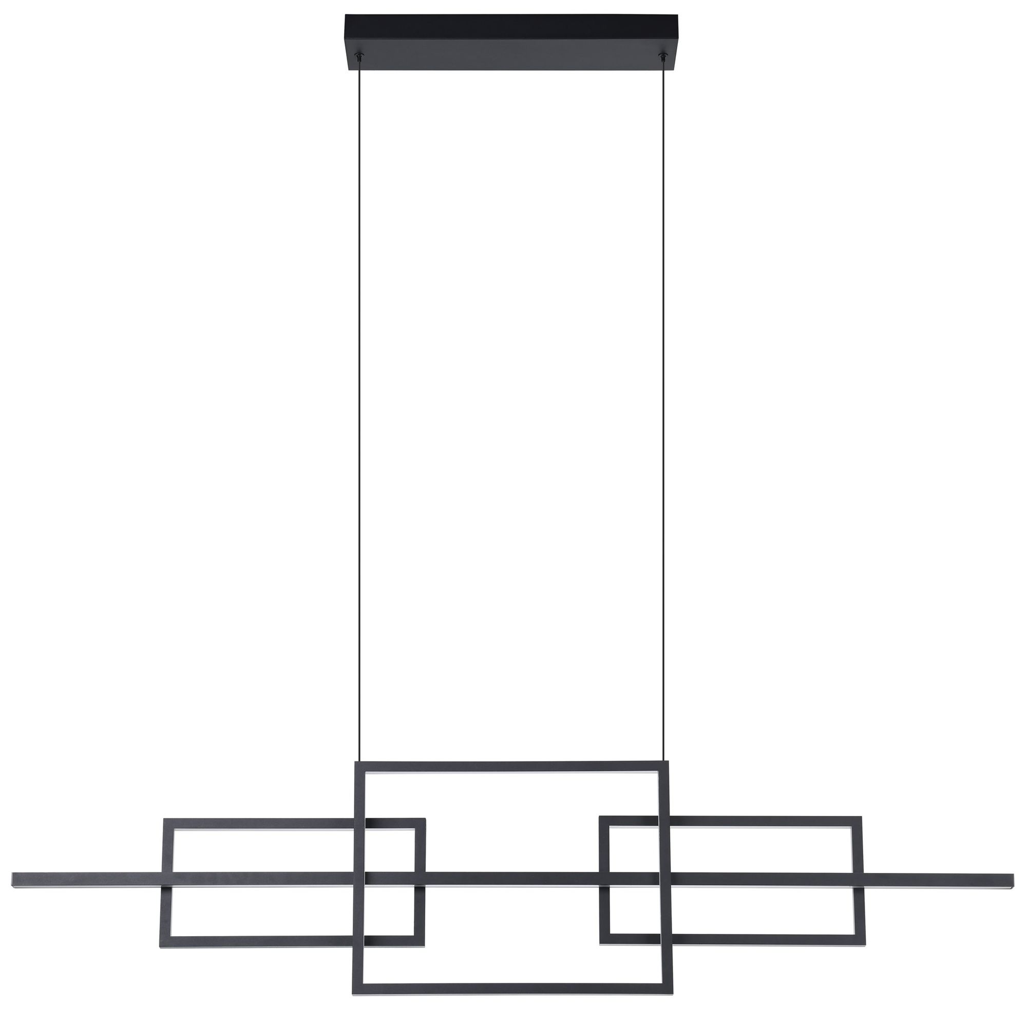 Image 3 Eglo Puebla 59 inch Black 3CCT LED Pendant Light more views