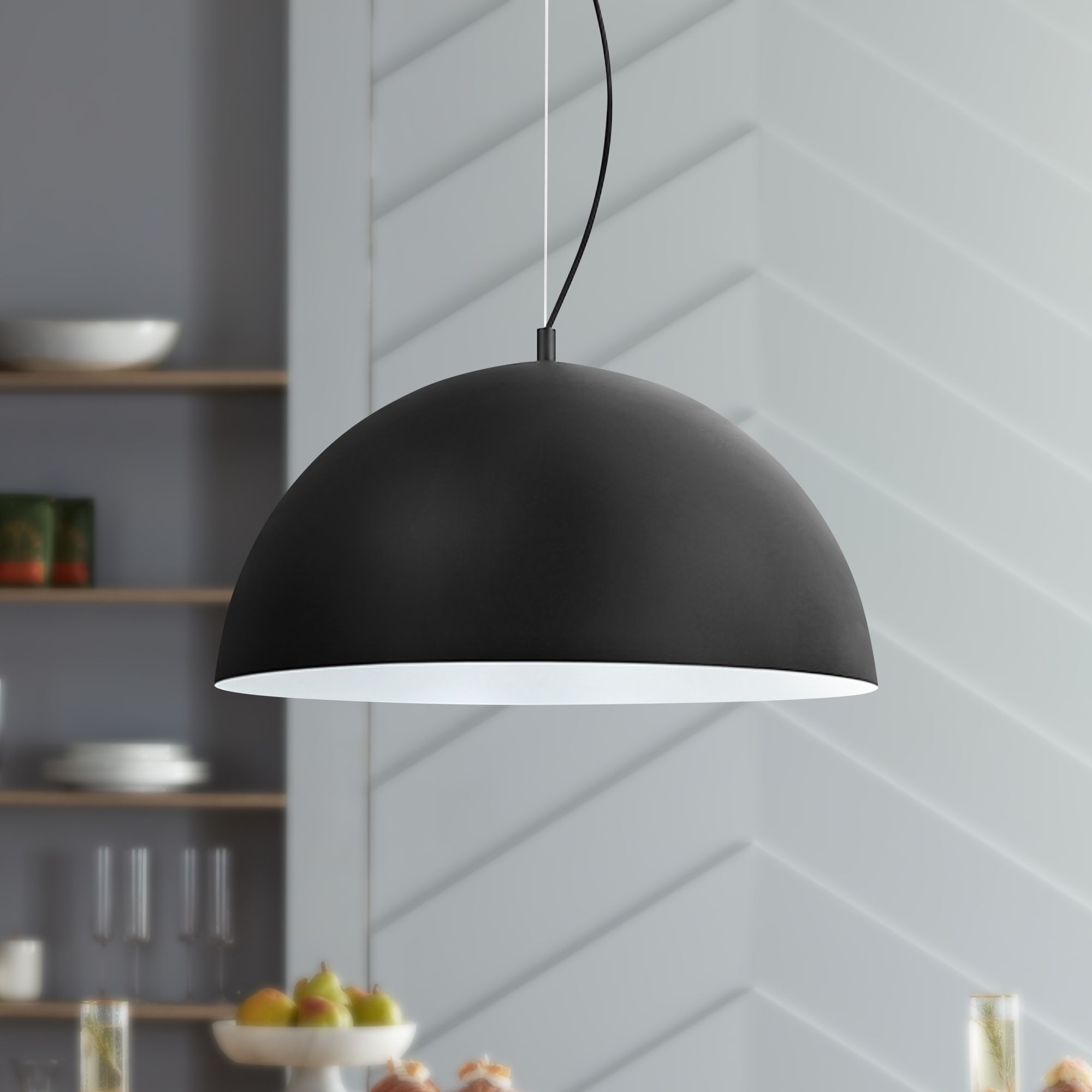 kapsel black pendant ceiling light