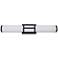 Eglo Ramaro 24" Wide Matte Black LED Bath Light