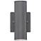 Eglo Riga 7 1/4" High Black Outdoor Wall Light