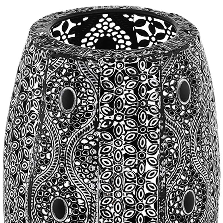 Image 2 Eglo Riyadh 12 3/4" High Antique Black Accent Table Lamp more views