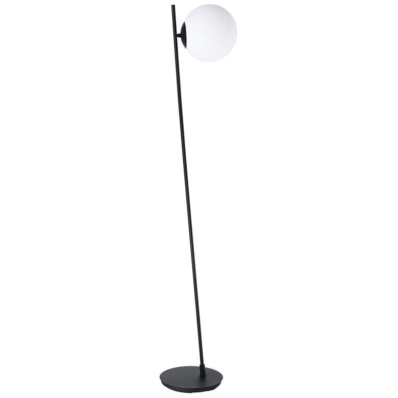 Image 1 Eglo Rondo 4 68-inch Black Floor Lamp wi