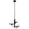Eglo Sabalete 18 1/4" Wide Matte Black Modern Pendant Light
