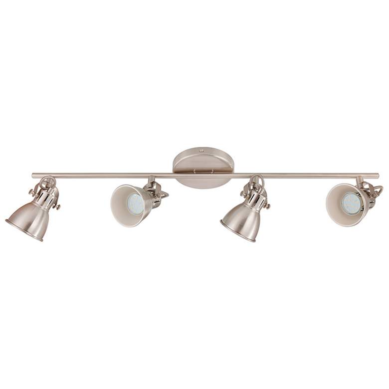 Image 1 Eglo Seras 2 4-Light Satin Nickel Track Fixture