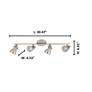 4_Eglo Seras 2 4-Light Satin Nickel Track Fixture more views