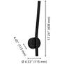 3_Eglo Taparita 17-inch Black LED Outdoor more views
