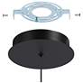 4_Eglo Terque 1 Light Black & Brushed Gold LED Pendant Light w/ Glass Shade more views