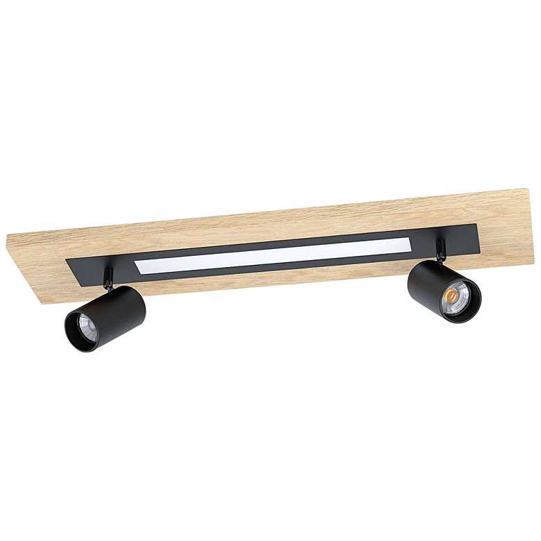 Image 3 Eglo Torrestralle 27 1/4" Wide Natural LED Ceiling Light