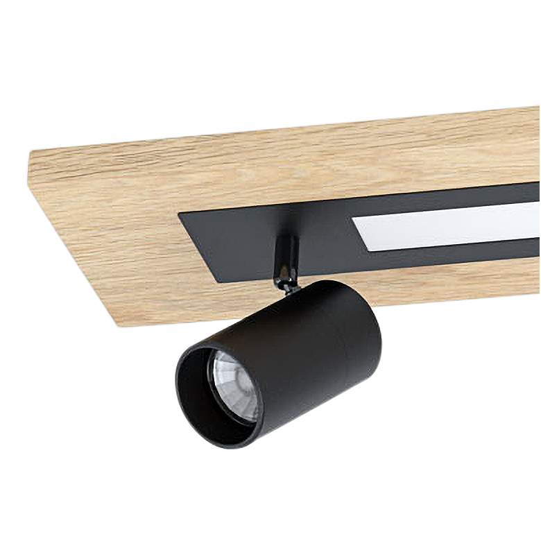 Image 4 Eglo Torrestralle 27 1/4" Wide Natural LED Ceiling Light more views
