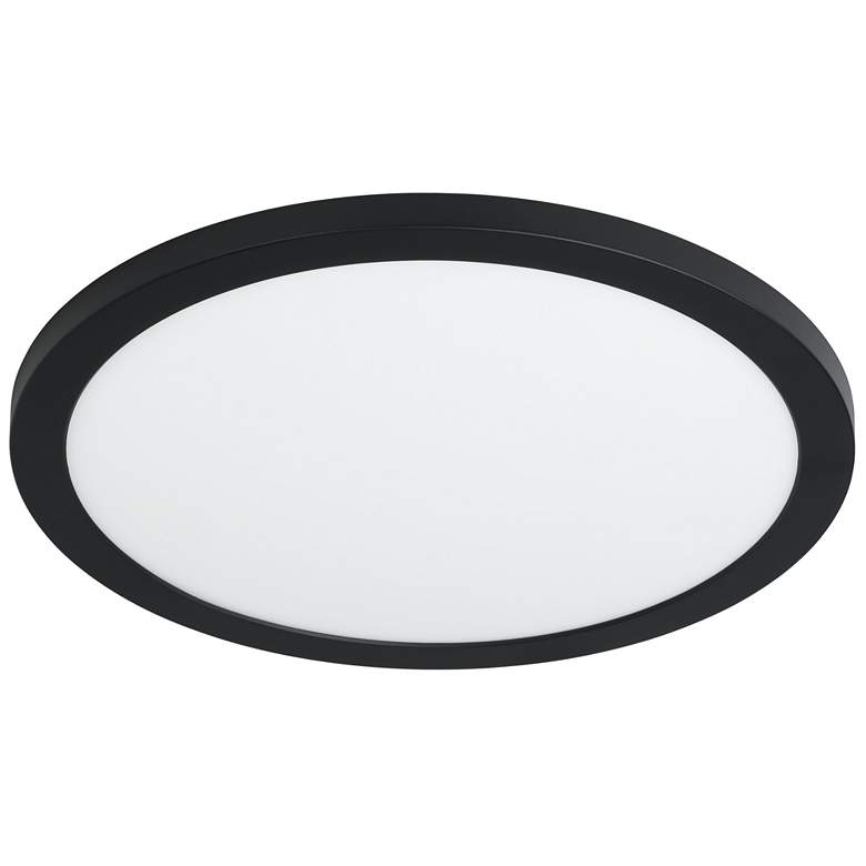 Image 1 Eglo Trago 5 12-inch Black 5CCT LED Flush Mount