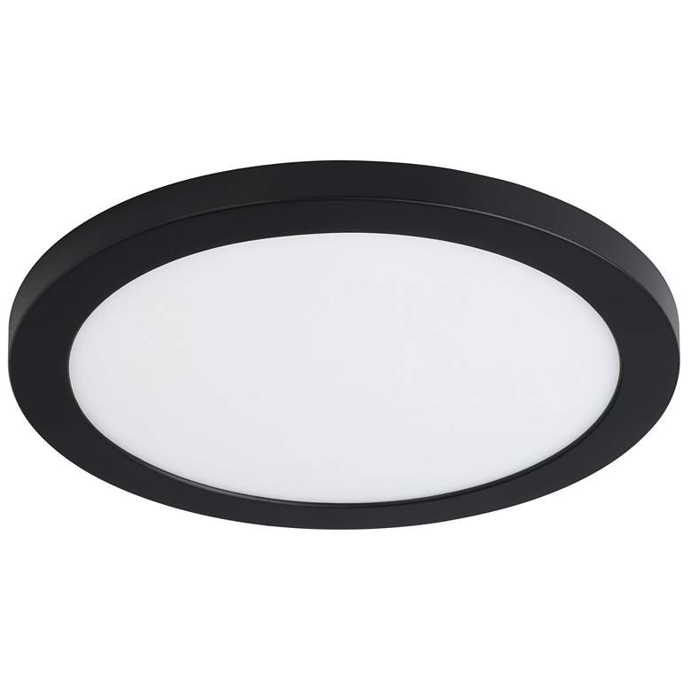 Image 1 Eglo Trago 5 9-inch Black 5CCT LED Flush Mount