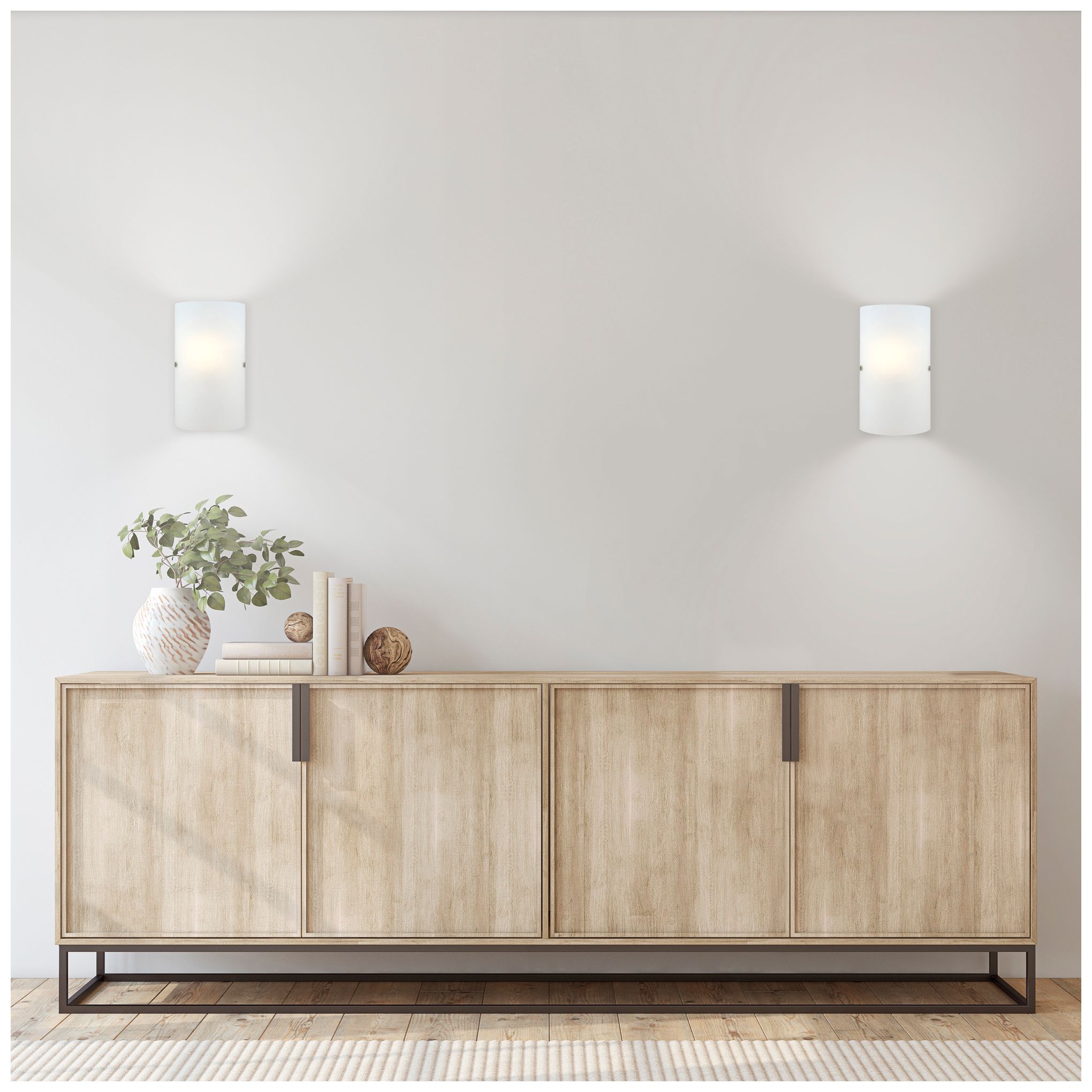 Image 4 Eglo Troy 3 11 3/4" High Satin Nickel Wall Sconce more views