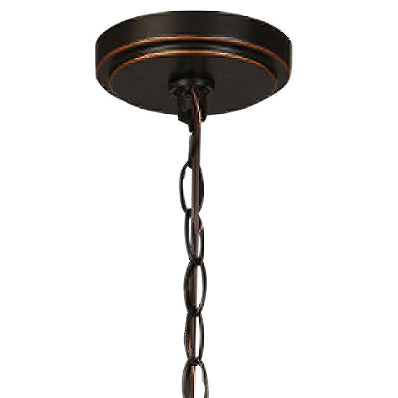 Image 4 Eglo Walker Hill 14 1/2"H Oil-Rubbed Bronze Outdoor Hanging Light more views