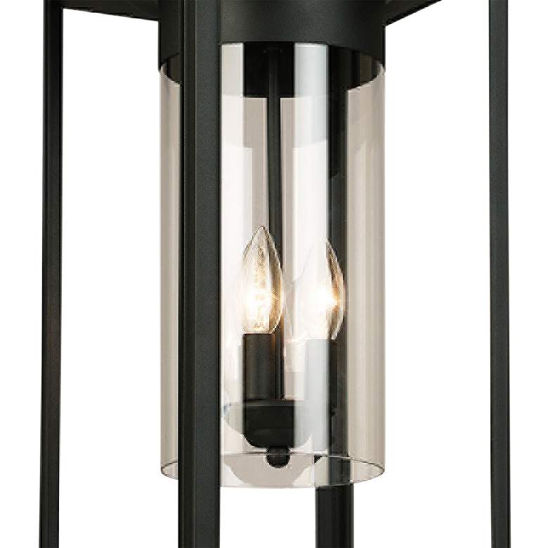 Image 3 Eglo Walker Hill 20 3/4" High Matte Black Outdoor Hanging Light more views