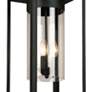 3_Eglo Walker Hill 20 3/4" High Matte Black Outdoor Hanging Light more views
