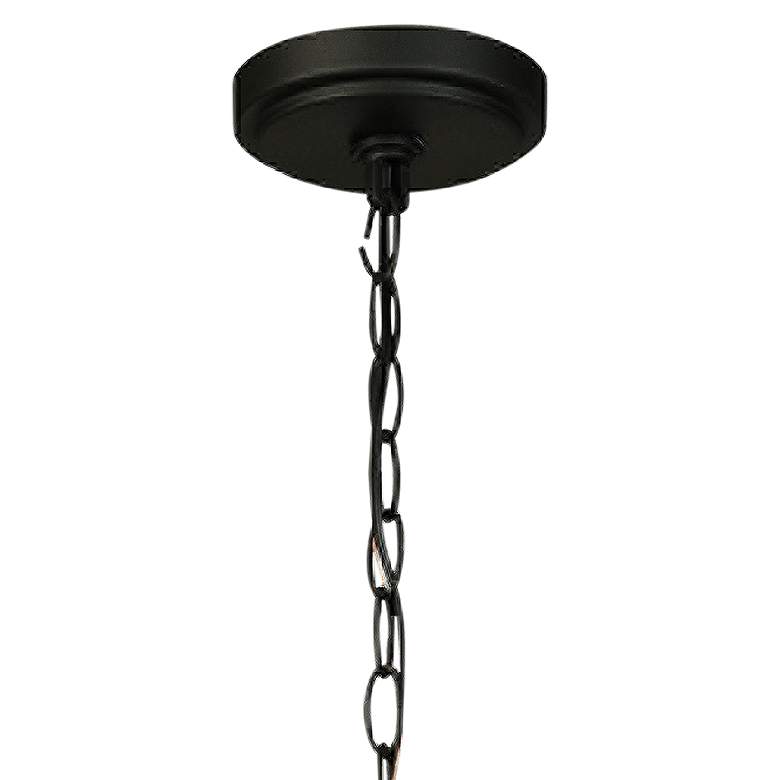Image 4 Eglo Walker Hill 20 3/4" High Matte Black Outdoor Hanging Light more views