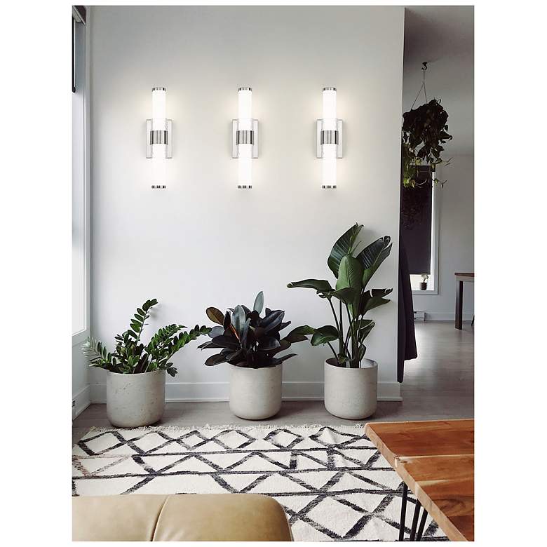 Image 2 Egon by Z-Lite Brushed Nickel LED 1 Light Vanity more views