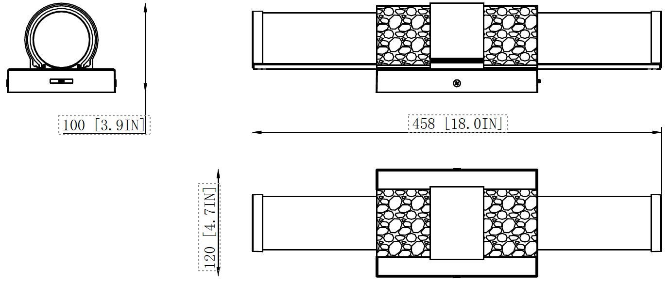 Egon by Z-Lite Brushed Nickel LED 1 Light Vanity