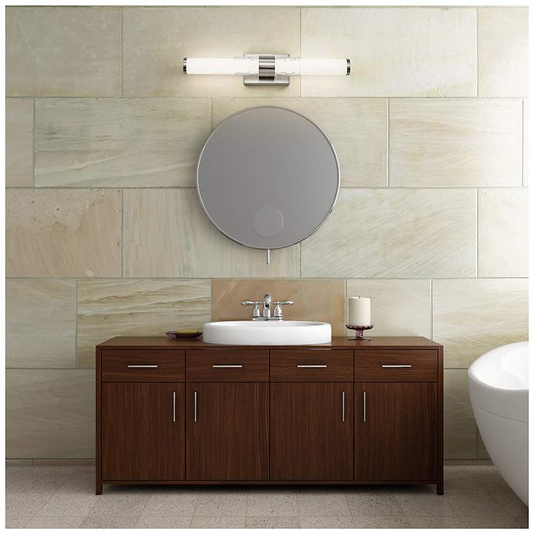 Image 2 Egon by Z-Lite Brushed Nickel LED 1 Light Vanity more views