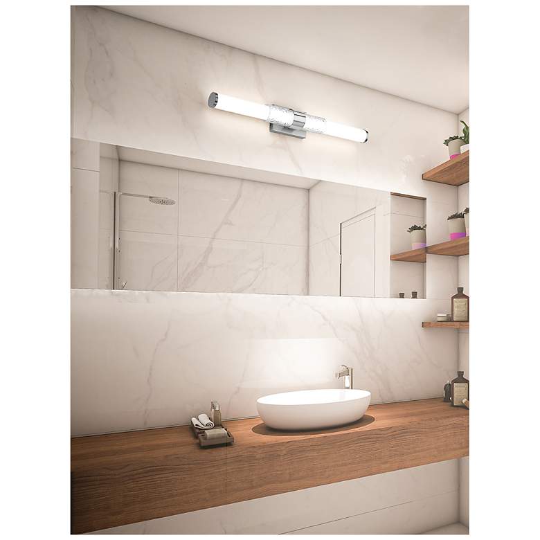 Image 2 Egon by Z-Lite Brushed Nickel LED 1 Light Vanity more views