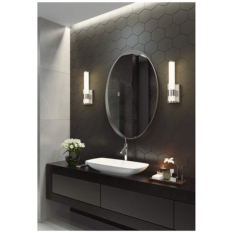 Image 3 Egon by Z-Lite Brushed Nickel LED 1 Light Wall Sconce more views