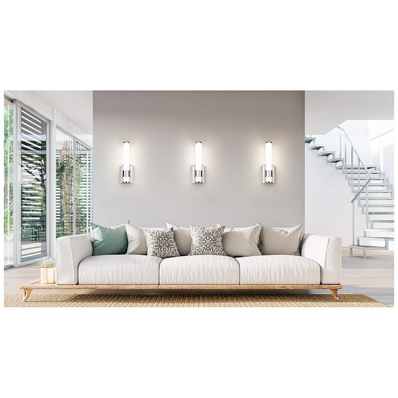 Image 3 Egon by Z-Lite Chrome LED 1 Light Wall Sconce more views