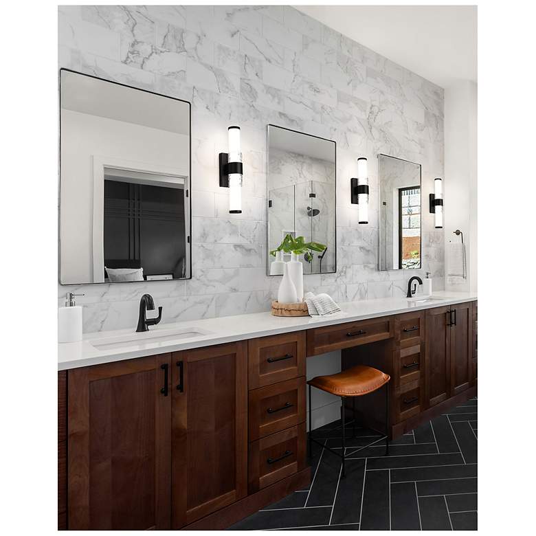 Image 3 Egon by Z-Lite Matte Black LED 1 Light Vanity more views